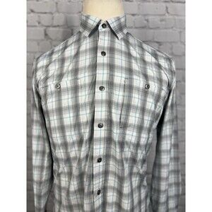 Fish Hippie Men S Long Sleeve Fishing Shirt Plaid Migration Collection Vented